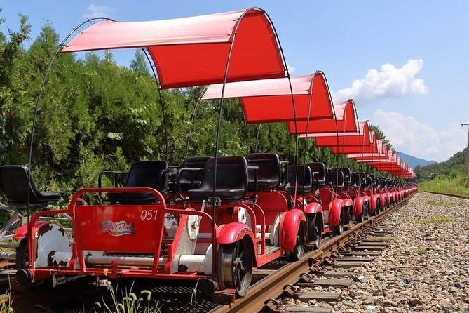 Alpaca World with Gangchon Rail Park One Day Tour - Gangchon Rail Park: pedal beside the Bukhan River