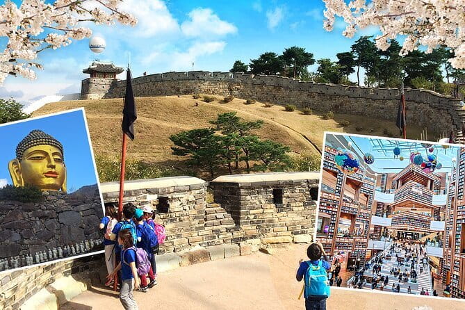 Day Tour of Suwon Hwaseong Fortress Starfield Waujeongsa Temple - A full day that connects old and new Korea