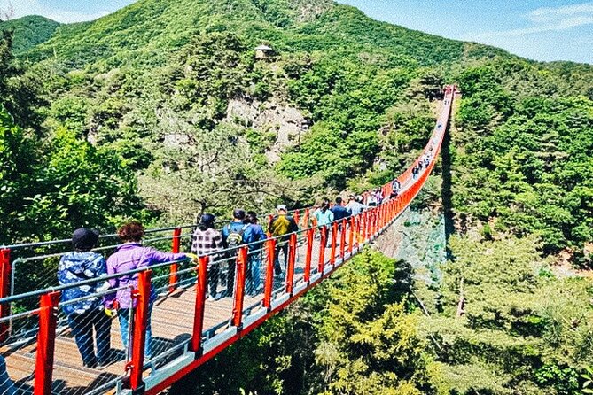 DMZ Highlights & Exclusive Defector Interview – True Human Story - The optional Gamaksan Suspension Bridge course
