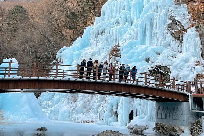 Eobi Ice Wall & Nami Island & Morning Calm Light Festival - Morning pickup from three Seoul stations