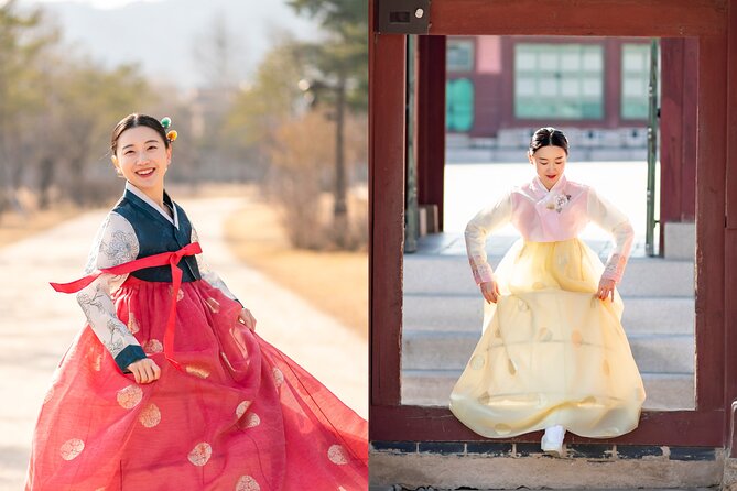 Gyeongbokgung palace,seoul with gigibebe hanbok rental - The value of a $7 rental