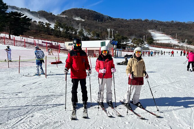Jisan Ski Resort from Seoul by Shuttle(Opt Winter Skiing Package) - Ski lesson choices for first-timers