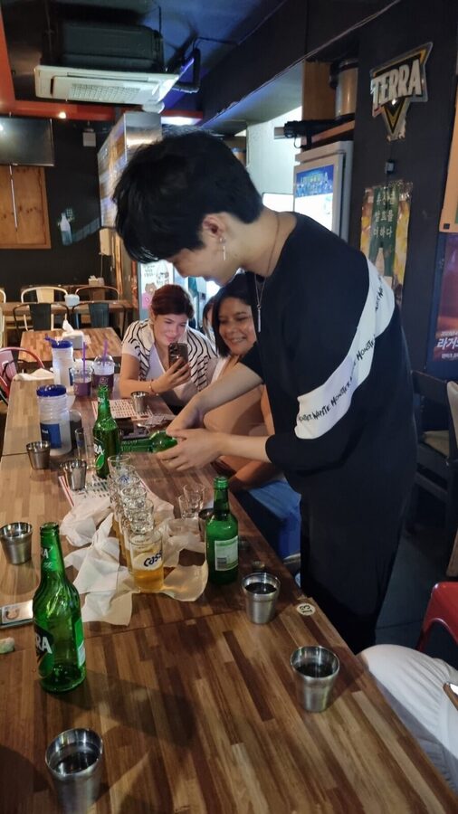 Korean Drinking Games Night (non-drinkers are also welcome) - What the two-hour schedule feels like