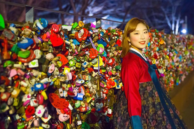N Seoul Tower Hanbok Rental - Taking photos around N Seoul Tower
