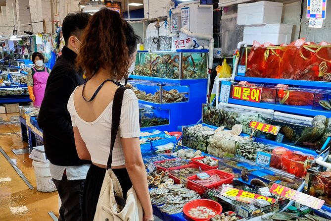 Noryangjin Fish Market Dinner - From market stall to restaurant table