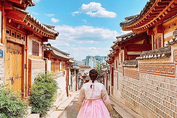 Private Tour : Royal Palace & Traditional Villages wearing Hanbok - The highway to Yongin and Korean Folk Village