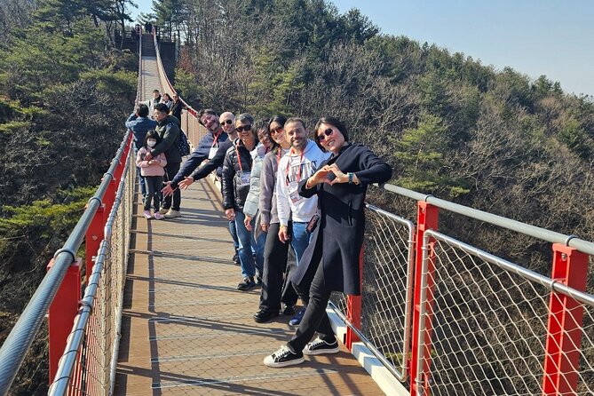 Seoul DMZ Tour with 3rd Tunnel and Red Suspension Bridge - Walking the Third Tunnel requires honest preparation