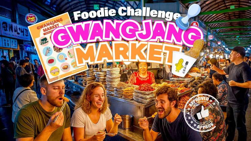 Seoul: Fearless Foodie Gwangjang Market Food Adventure - How the Gwangjang Market challenge works
