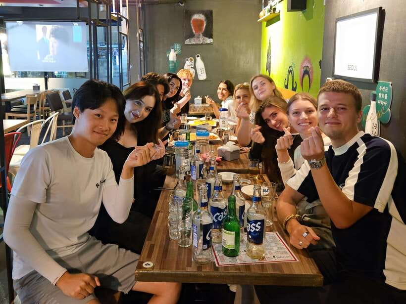 Seoul: Korean Drinking Games Night (non-drinkers welcome) - Meeting Taeseong near Hongik University Station