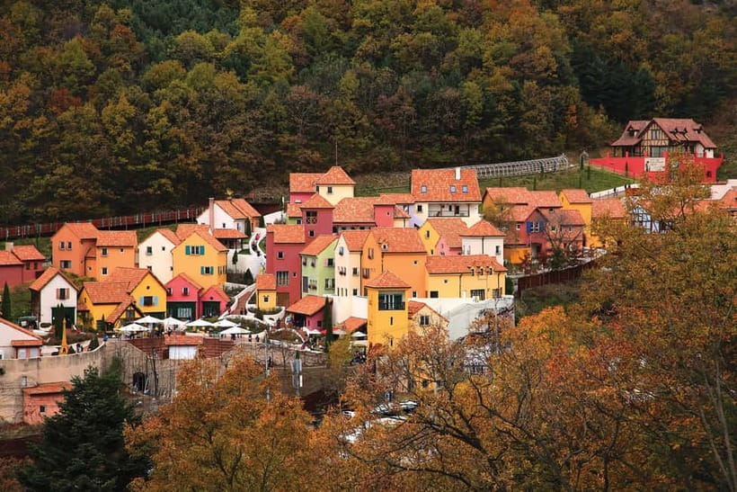 Seoul: Nami Island, Garden and Petite France (opt. Railbike) - Petite France and Italian Village: colorful, playful, and not fully authentic