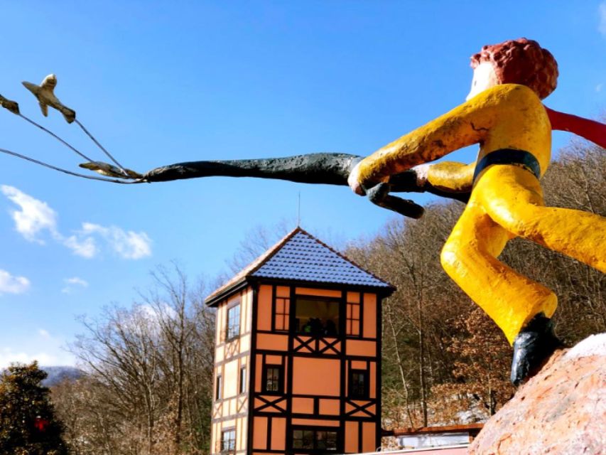 Seoul: Nami, Petite France, Italian Village, Railbike Option - Petite France and the Little Prince setting