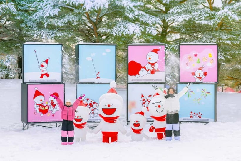Seoul: SnowyLand in Vivaldi Park with Nami or Alpaca - Snowy Land gives the day its winter kick