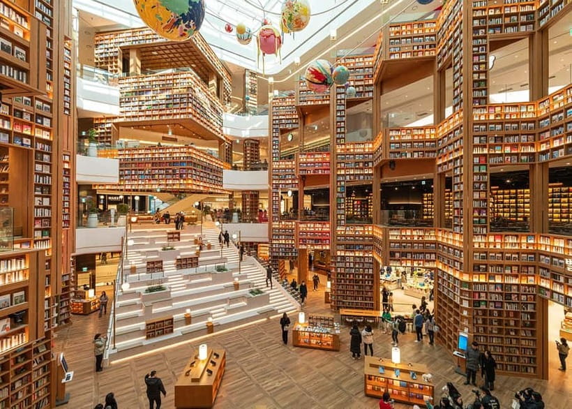 Seoul: Suwon Hwaseong, Folk Village, & Starfield Library - Starfield Suwon and the new library