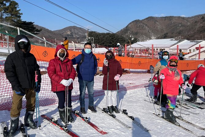 Seoul to Jisan Ski Resort (Fun 1 Day Trip Winter Sports & Skiing) - Getting ready for the snow