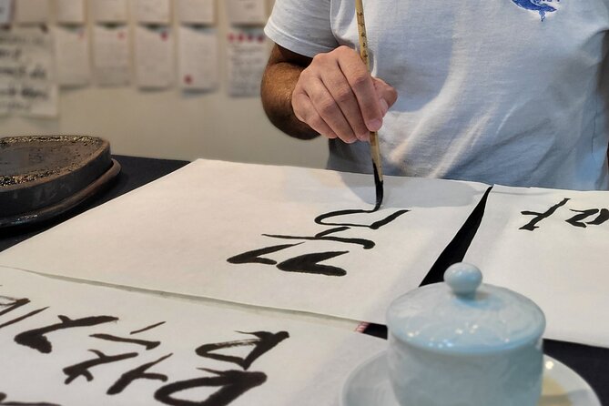 Write a Meaningful Korean Calligraphy Scroll in Insadong - Practicing your name in two styles